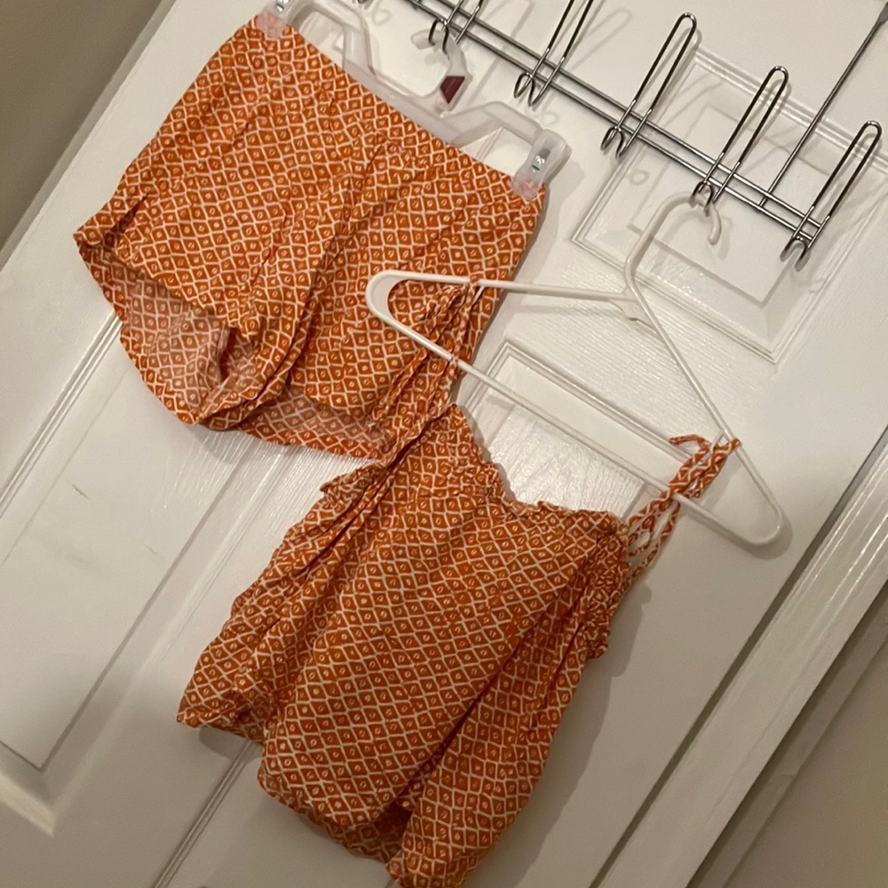 Crop top and shorts set